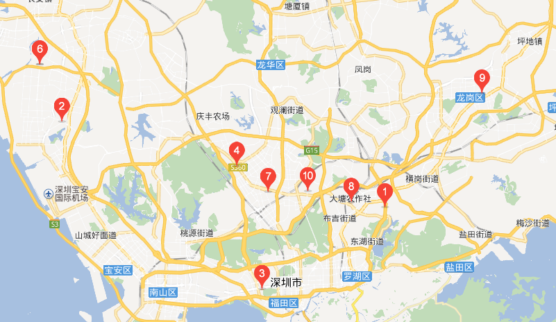 深圳91视频直播APP公司所在地址地图